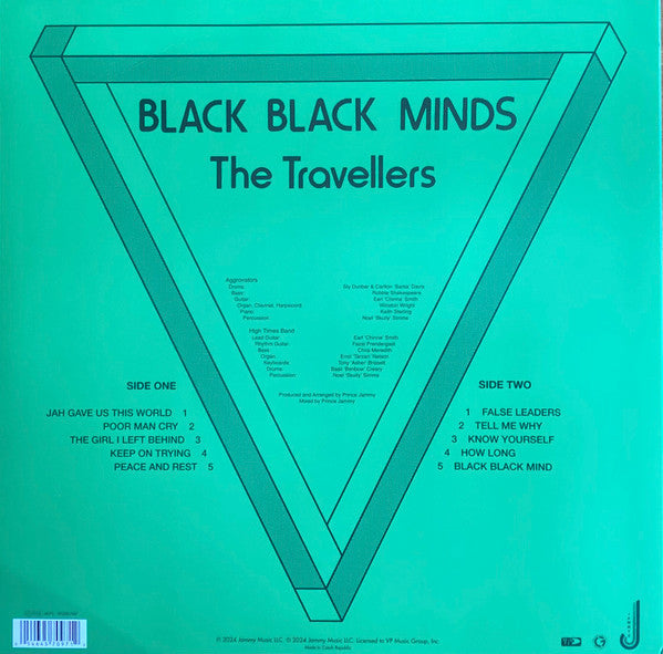 The Travellers (2) : Black Black Minds (LP, Album, RE)