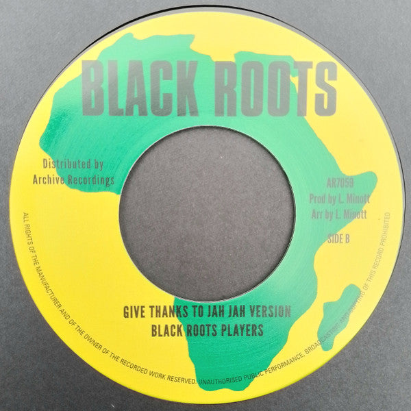 Don Carlos (2) : Give Thanks To Jah Jah (7", Single)