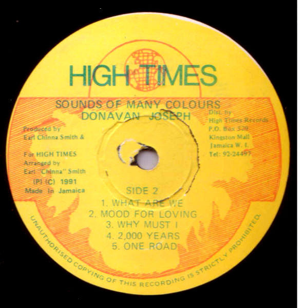 Donovan Joseph : Sounds Of Many Colours (LP, Album)