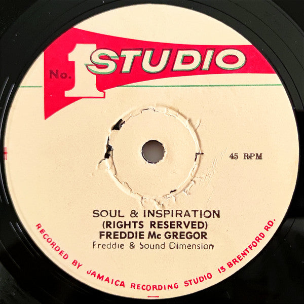 Freddie McGregor / The Heptones : Soul And Inspiration / Purple Lights (12", RP)