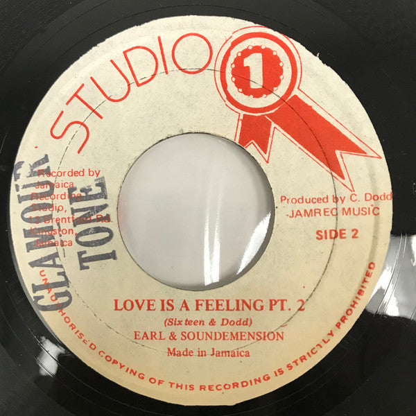 Earl Sixteen : Love Is A Feeling (7")