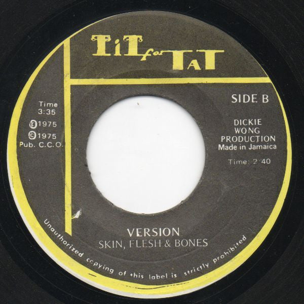 Michael Rose / Skin, Flesh & Bones : Observe Life (7")