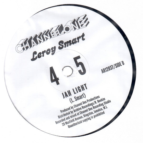 Leroy Smart : Be Conscious / Jah Light (12", RE)