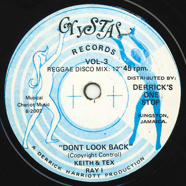 Derrick Harriott, Ray I / Keith & Tex, Ray I : Tonight, Tonight / Dont Look Back (12")