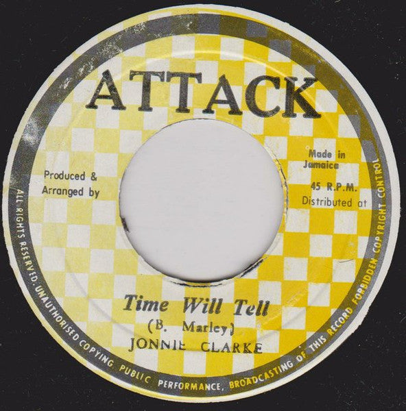 Johnny Clarke / The Aggrovators : Time Will Tell / Drums Of Africa (7")