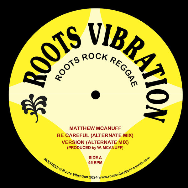 Matthew McAnuff : Be Careful (12")