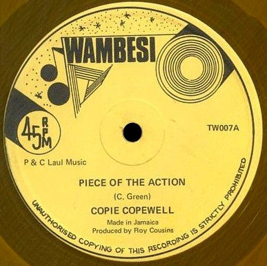 Copie Copewell / Force Of Music : Piece Of The Action / Slice Of Cake (12", Yel)