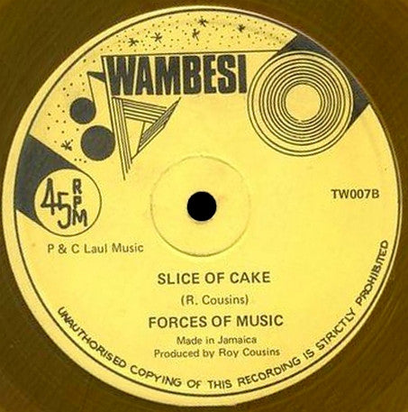 Copie Copewell / Force Of Music : Piece Of The Action / Slice Of Cake (12", Yel)