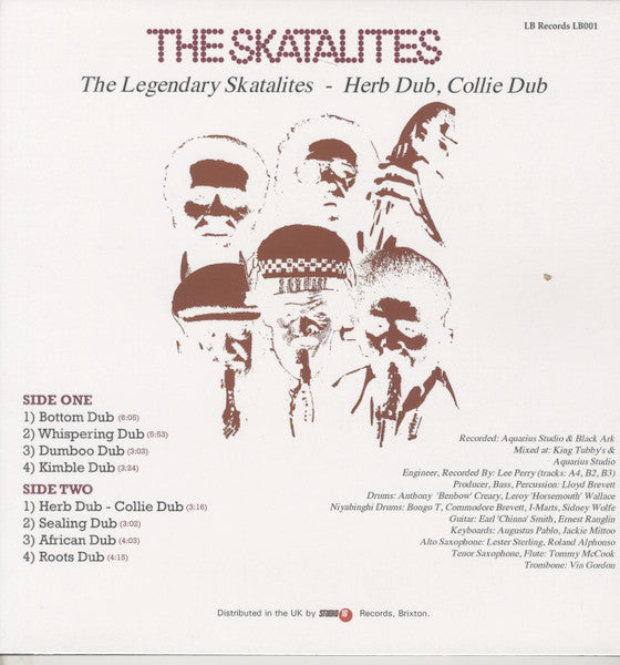 The Skatalites : Herb Dub - Collie Dub (LP, Album, Mono, RE, RM)