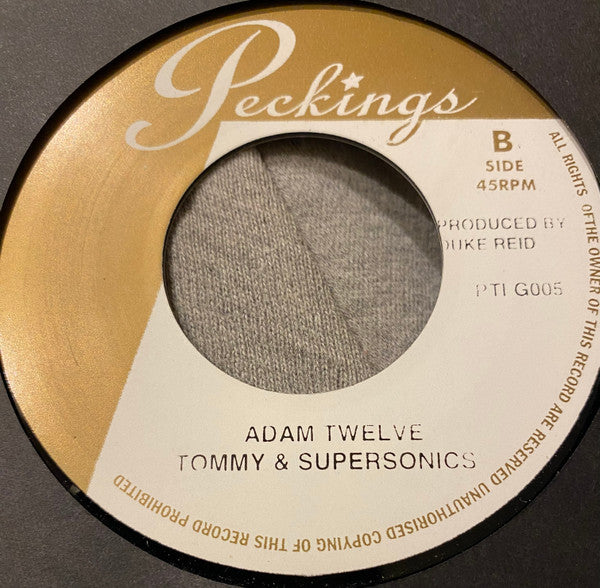 Tommy McCook & The Supersonics : Adam twelve  (7", Ltd)