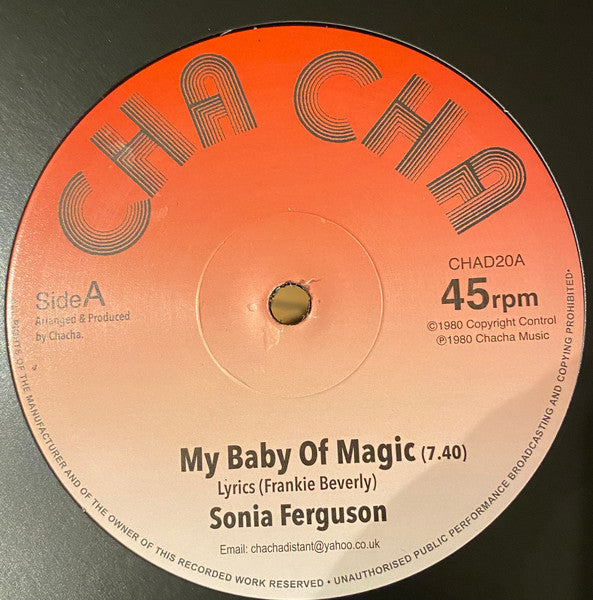 Sonia Ferguson : My baby of magic  (12", Ltd, RE)