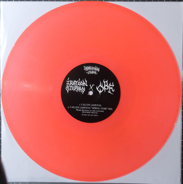 Iration Steppas X O.B.F : Roadblock / Calling Jahovia (12", Neo)