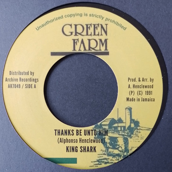 King Shark : Thanks Be Unto Him (7")