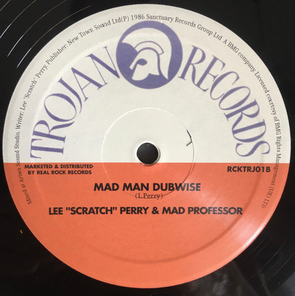 Lee "Scratch" Perry* & Mad Professor : I Am A Madman (12" Mix) / Mad Man Dubwise (12", Ltd)