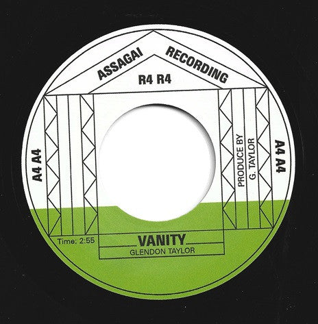 Glenton Taylor : Vanity / Social Version (7", RE)