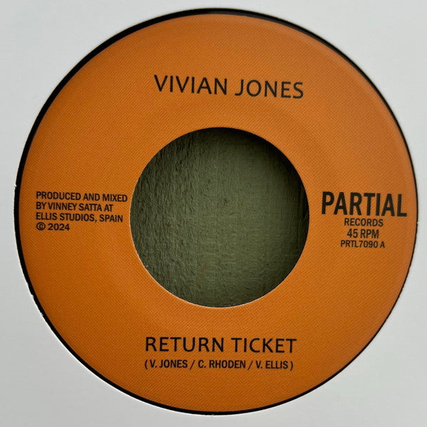 Vivian Jones : Return Ticket (7", Single)