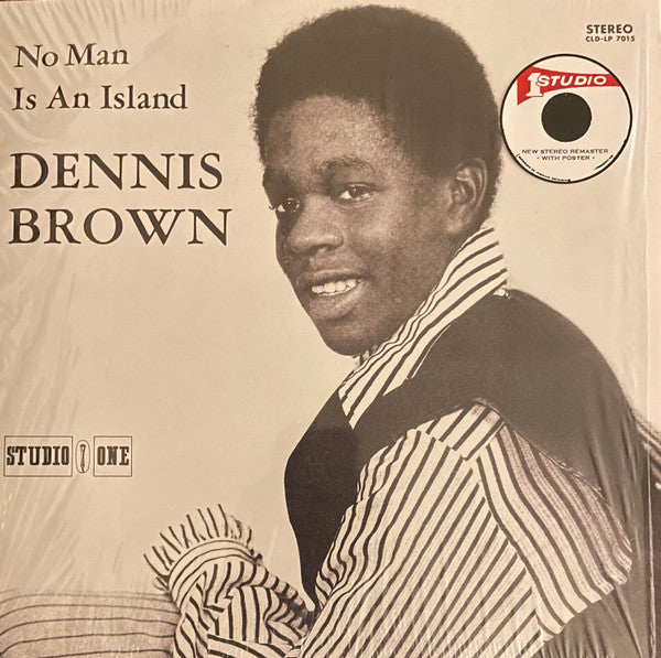 Dennis Brown : No Man Is An Island (LP, Album, RE, RM)