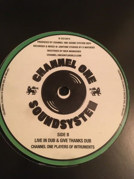 Ras Sherby / Jah Thomas : Live In Love / Give Thanks And Praise (12")
