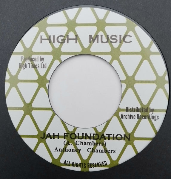 Anthony Chambers : Jah Foundation (7", RE)