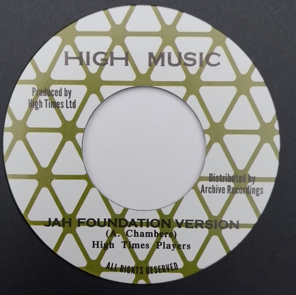 Anthony Chambers : Jah Foundation (7", RE)