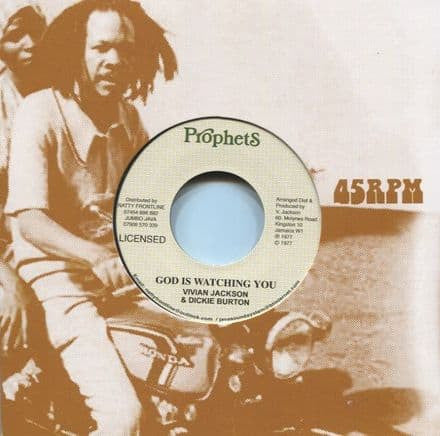 Vivian Jackson & Dicky Burton : God Is Watching You (7", Single, RE)