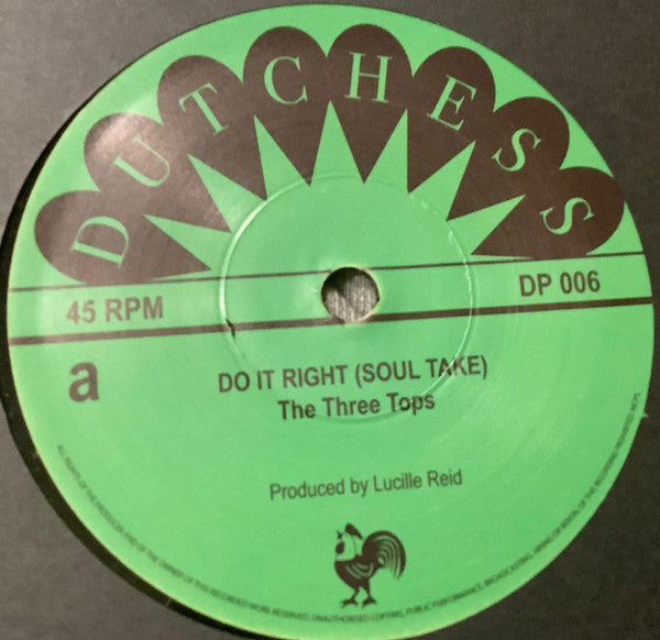 The Three Tops : Do it right ( soul take ) (7")