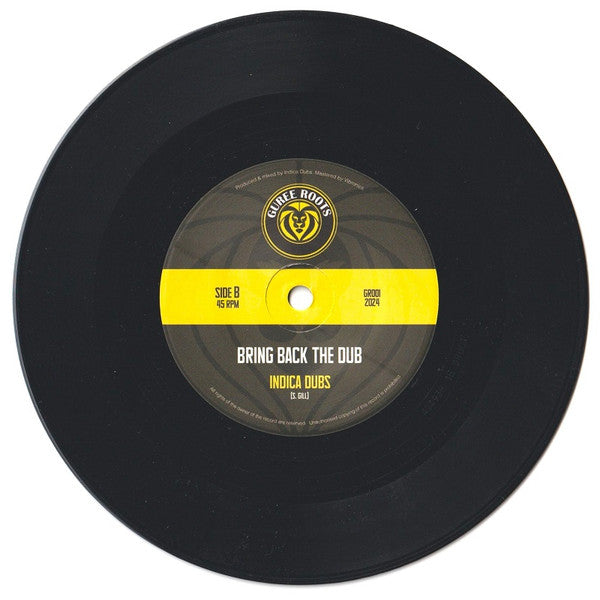King Stanley / Indica Dubs : Bring Back The Vibes (7")