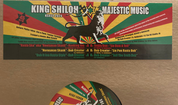 King Shiloh : Rasta Skank // Lie Dem A Tell (12", EP)