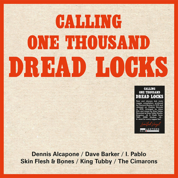 Dennis Alcapone, Dave Barker (2) V. I. Pablo, Skin, Flesh & Bones : Calling One Thousand Dread Locks (LP, RE)