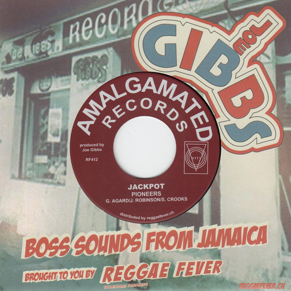 The Pioneers / The Invaders : Jackpot / Off Track (7", RE)