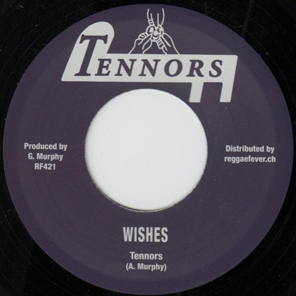 Ronnie Davis, The Tennors, Tennors All Stars : Wishes / Version (7", RE)