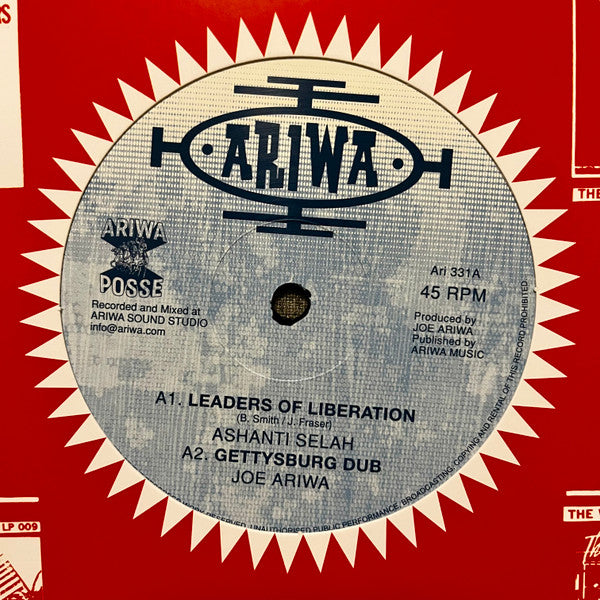 Ashanti Selah, Joe Ariwa, Cessman : Leaders Of Liberation / Surrey Street Market Dub (12")