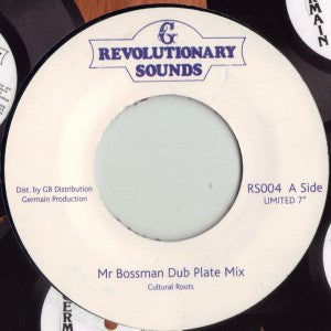 Cultural Roots : Mr Bossman Dub Plate Mix (7", Ltd)