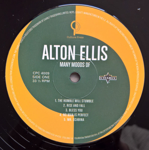 Alton Ellis : Many Moods Of Alton Ellis (LP, Album)