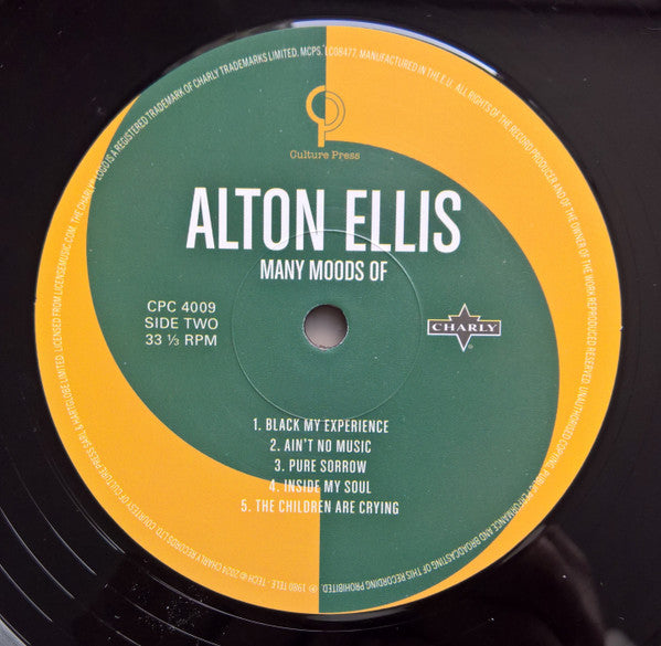 Alton Ellis : Many Moods Of Alton Ellis (LP, Album)