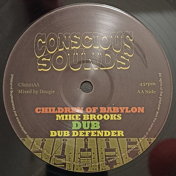 Idren Reality / Mike Brooks : Twighlight Skank / Children Of Babylon  (12")