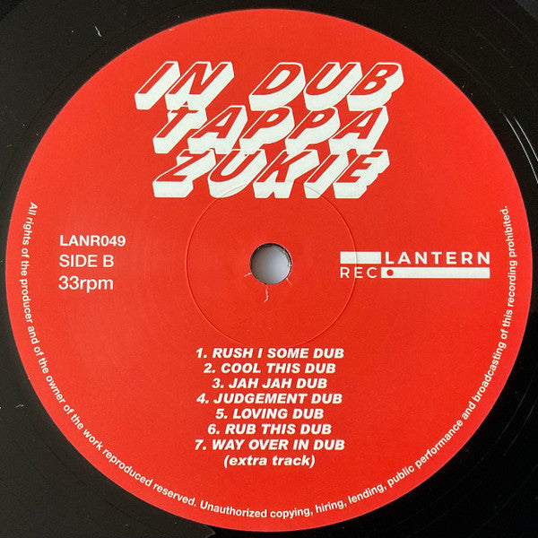Tapper Zukie : In Dub (LP, Album, Ltd, RE)