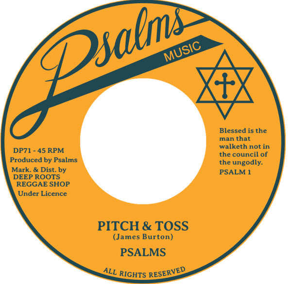 The Psalms : Pitch & Toss  (7", Single)