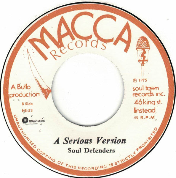 Clifton Gibbs : Serious Time (7", RE)