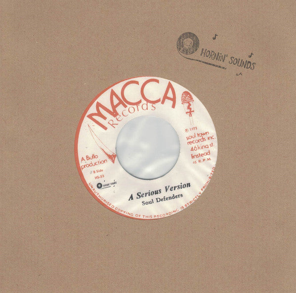 Clifton Gibbs : Serious Time (7", RE)