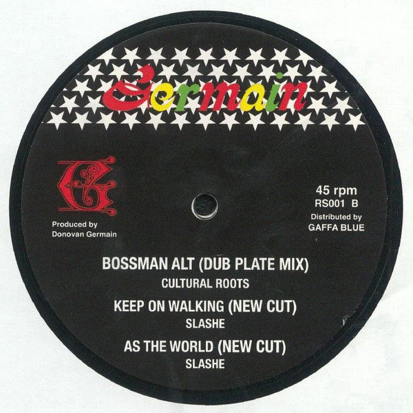 Cultural Roots / Slashe : Mr Bossman / Keep On Walking  (12", RP)