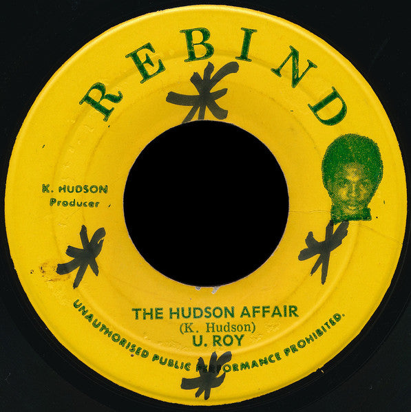 U-Roy / Samuel The First : The Hudson Affair / Hot Stick Version (7")