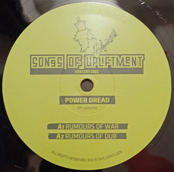 Power Dread : Rumours Of War / Peaceful Way (12", Maxi)