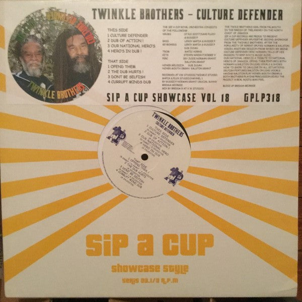 Twinkle Brothers : Culture Defender (Sip A Cup Showcase Vol. 18) (LP)