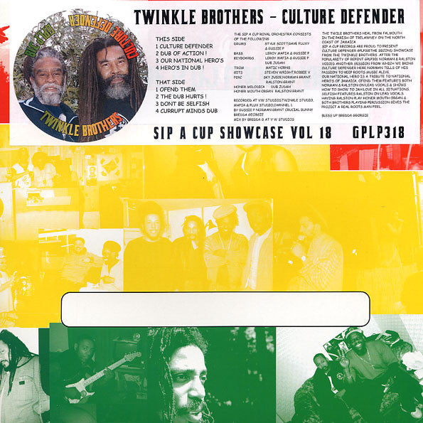 Twinkle Brothers : Culture Defender (Sip A Cup Showcase Vol. 18) (LP)