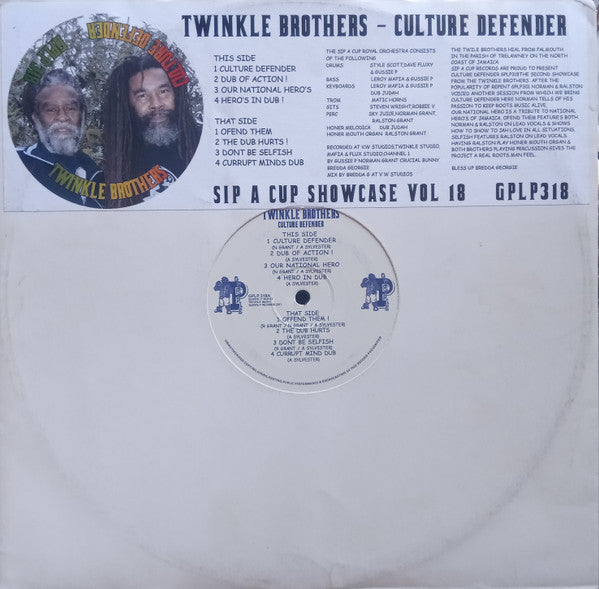 Twinkle Brothers : Culture Defender (Sip A Cup Showcase Vol. 18) (LP)