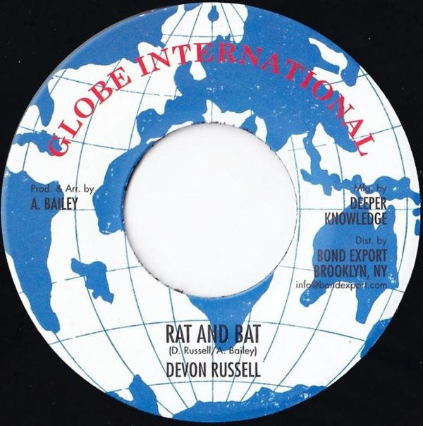 Devon Russell : Rat And Bat (7", Single, RE)