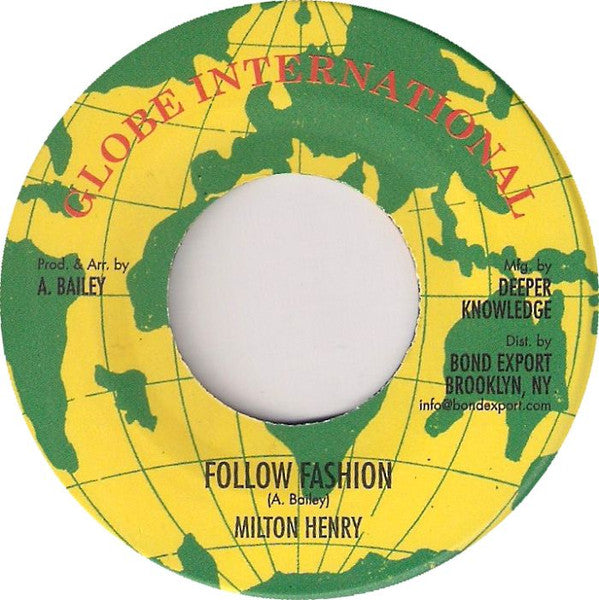 Milton Henry : Follow Fashion (7", RE)