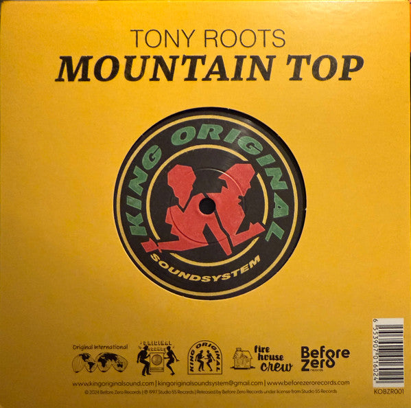 Tony Roots : Mountain Top (7")
