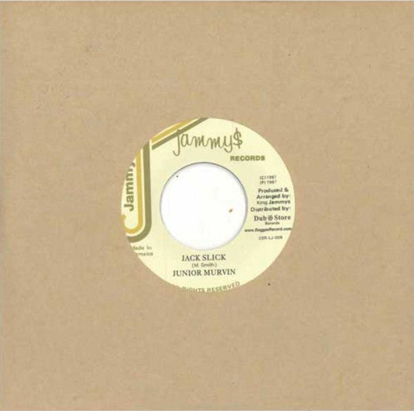 Junior Murvin / Anthony Johnson : Jack Slick / Dancehall Vibes (7", RE, RP)